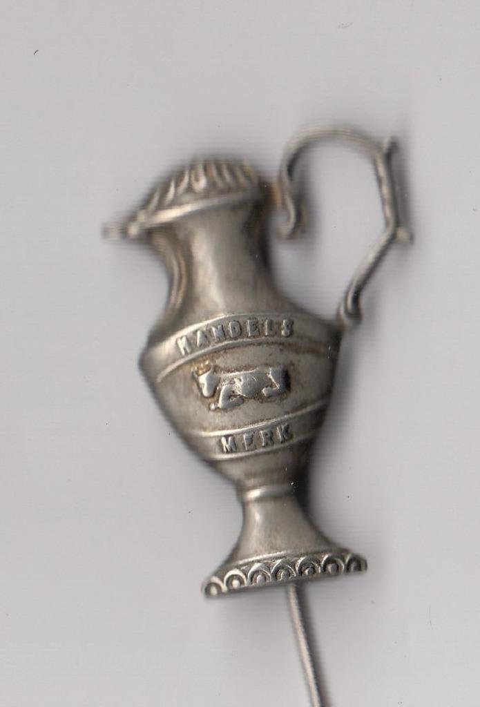 Haarlem Sierkan IJs speldje, Verzamelen, Speldjes, Pins en Buttons, Gebruikt, Speldje of Pin, Overige onderwerpen, Ophalen of Verzenden