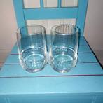 Bru mineraalwaterglazen 2 stuks, Glas, Overige stijlen, Glas of Glazen, Ophalen of Verzenden