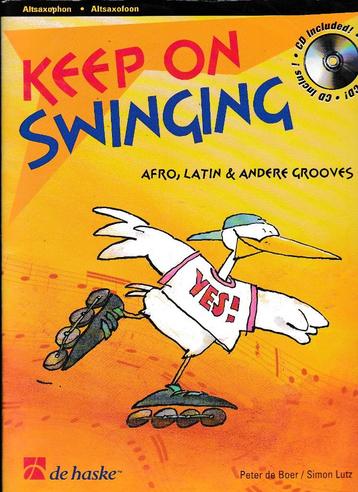 Keep On Swinging met CD altsaxofoon ( 6942 ) beschikbaar voor biedingen
