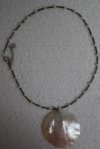 ketting kralen met schelp parelmoer dames tiener sieraad, Ophalen of Verzenden, Nieuw, Steen of Mineraal