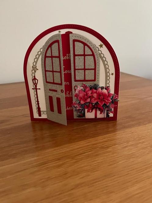 Kaartje kerst (37), Hobby en Vrije tijd, Kaarten | Zelfgemaakt, Nieuw, Kerst, Ophalen of Verzenden