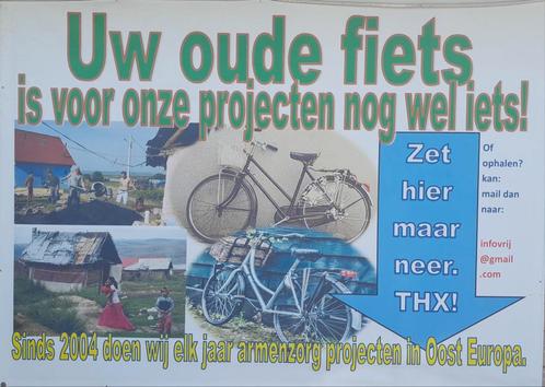 Stichting 'in de Vrijheid Zorg' FIETSENPROJECT !!!, Fietsen en Brommers, Fietsen | Dames | Damesfietsen, Gebruikt, Overige merken