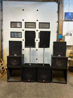 TE HUUR: Speakers voor bruiloft, verjaardag, rave, Gebruikt, Complete surroundset, 120 watt of meer, Ophalen