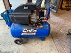 50 liter Criko compressor 2.5hp 8 bar, Doe-het-zelf en Verbouw, Compressors, Ophalen, 6 tot 10 bar, Zo goed als nieuw, 25 tot 100 liter