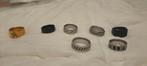Mooie here ringen te koop 8 stuks, Ophalen of Verzenden, Zilver, Zilver, Heer