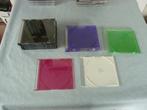  22 dunne lege  gekleurde casettedoosjes plastic, Ophalen of Verzenden, Zo goed als nieuw