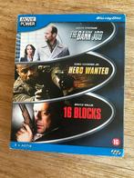 Blu-ray The bank job - Hero Wanted - 16 blocks NLO ZGAN, Cd's en Dvd's, Dvd's | Tv en Series, Verzenden, Zo goed als nieuw, Boxset
