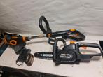 Worx accu Grastrimmer + worx accu kettingzaag, Ophalen of Verzenden, Worx, N.v.t, N.v.t