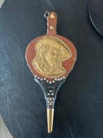 Antieke Decoratieve Blaasbalg met Portret, Ophalen of Verzenden