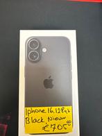 Nieuwe iPhone 16 - 128GB Zwart - Met Garantie!, Telecommunicatie, Mobiele telefoons | Apple iPhone, 128 GB, Zwart, Nieuw, IPhone 16