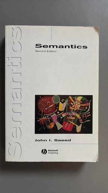 Semantics John I. Saeed 2th edition beschikbaar voor biedingen