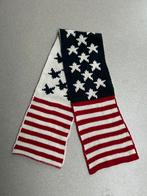 Sjaal gebreid Amerikaanse vlag (ongedragen), Kinderen en Baby's, Ophalen of Verzenden, Sjaal, Zo goed als nieuw