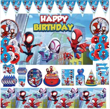 Spidey spiderman verjaardag versieringen beschikbaar voor biedingen