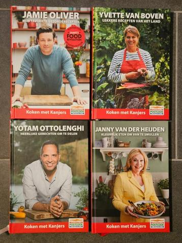 Jamie Oliver, Jannie v.d.Heijden, 4 Koken met Kanjers boeken beschikbaar voor biedingen