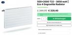 radiatoren type 22 diverse afmetingen, Ophalen, 30 tot 80 cm, Radiator, 150 cm of meer