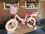 Meisjesfiets roze nogan Butterfly, Ophalen, Zo goed als nieuw, Minder dan 16 inch, Zijwieltjes