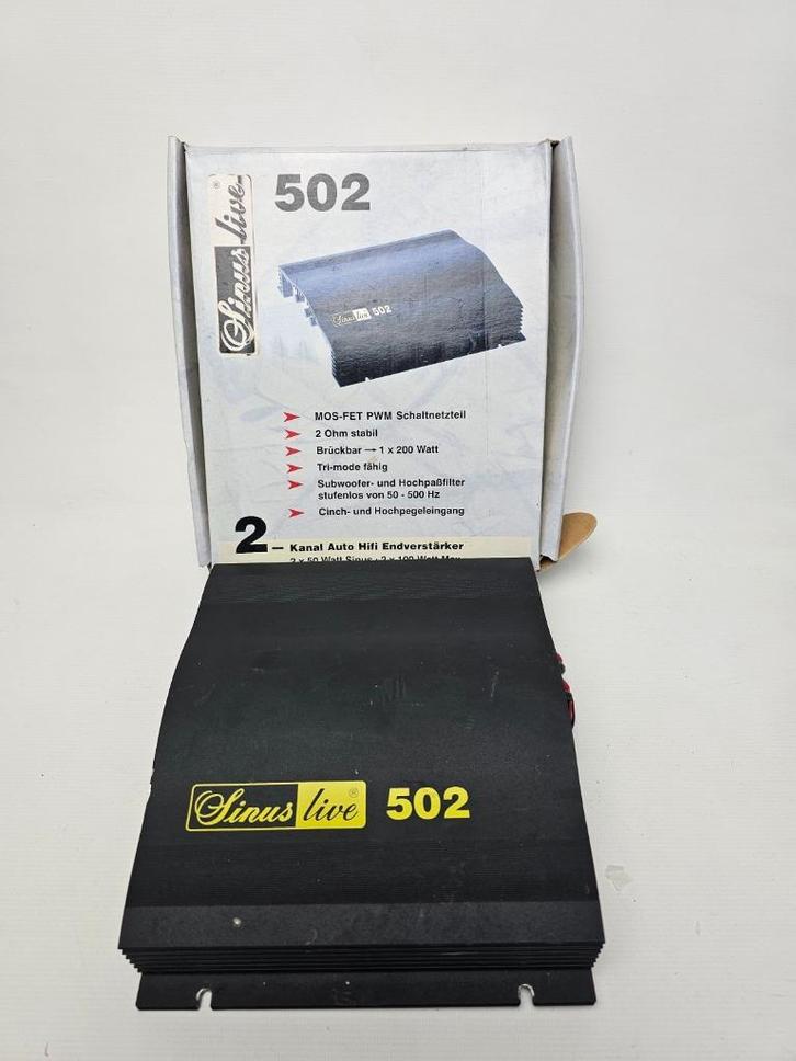 # Sinus Live 502 Auto Hifi Eindversterker, Auto diversen, Autospeakers, Gebruikt, Ophalen of Verzenden