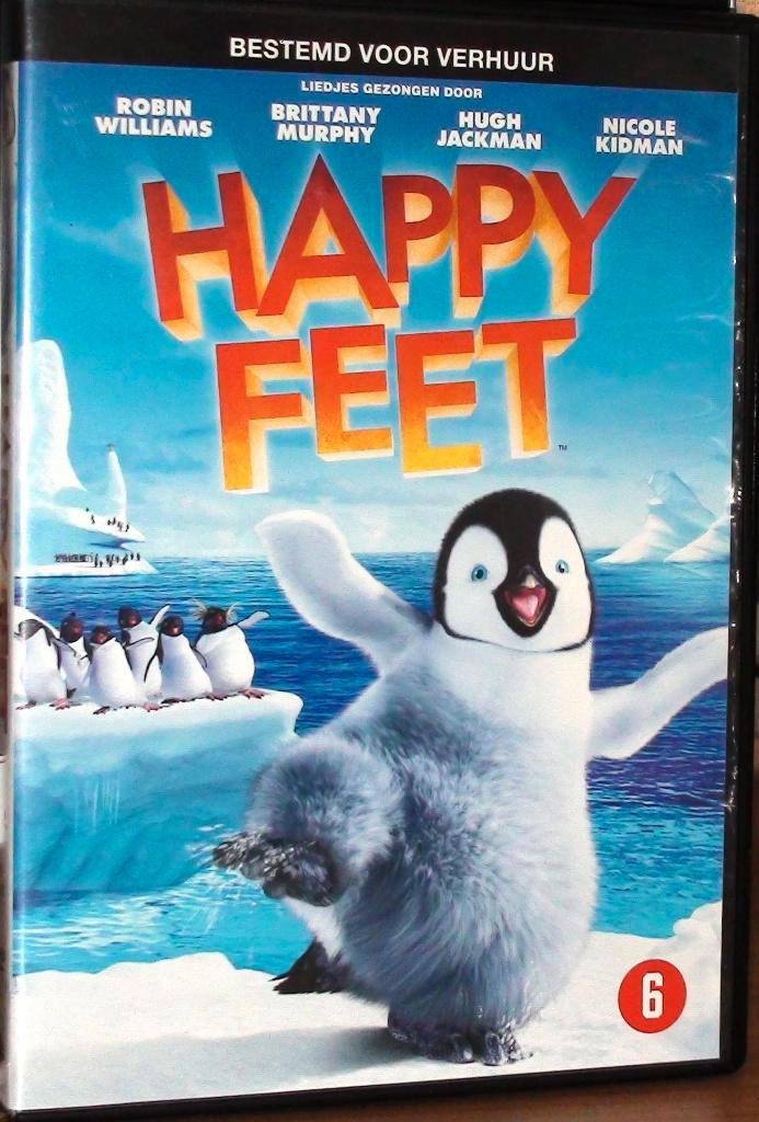 dvd happy feet, Cd's en Dvd's, Dvd's | Tekenfilms en Animatie, Zo goed als nieuw, Europees, Vanaf 6 jaar, Ophalen of Verzenden