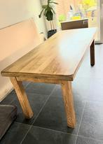 Eiken eettafel, Huis en Inrichting, Tafels | Eettafels, Ophalen, Gebruikt, Eikenhout, 50 tot 100 cm