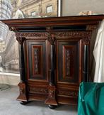 antieke kussenkast rankenkast, Antiek en Kunst, Antiek | Meubels | Kasten, Ophalen