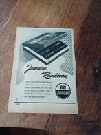 Advertentie van Dungen Jamaica rumbonen 1949, Ophalen of Verzenden, Zo goed als nieuw, Overige typen