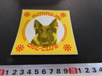 sticker 27mc QSL club faithful pal ehv - herder, Ophalen, Zo goed als nieuw, Bedrijf of Vereniging