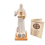 Sint Benedictus Sculptuur - Katholiek Italië Heilig Beeldje, Verzenden, Nieuw, Beeld(je), Christendom | Katholiek