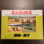 Claas Catalogus 1986-1987, Ophalen of Verzenden, Gelezen, Claas, Catalogus