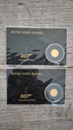 2x Bond James Bond 007 0,5g Gold Coin, Goud, Verzenden
