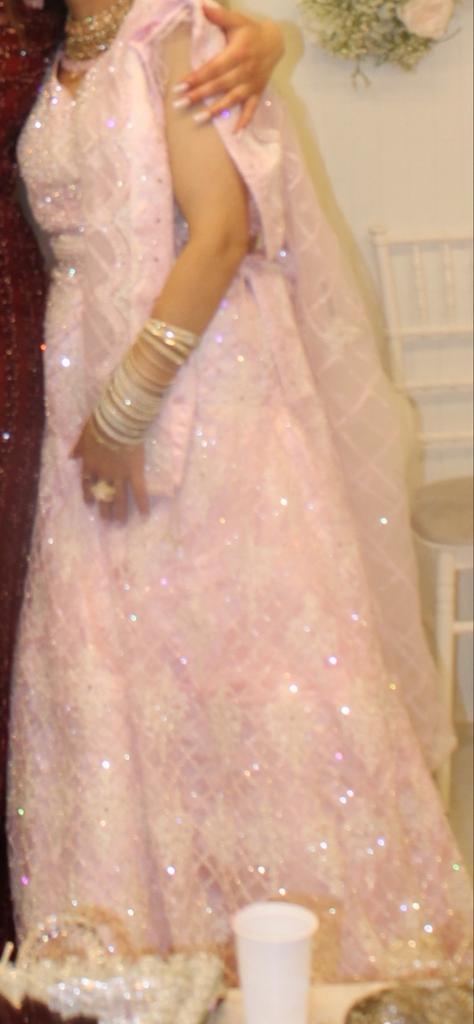 Prachtige Indiase Lehenga Sari dames jurk gala feest, Kleding | Dames, Jurken, Gedragen, Maat 38/40 (M), Roze, Onder de knie, Ophalen