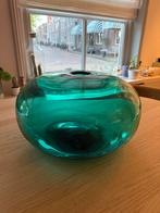 Groene glazen vaas | Stockholm | IKEA, Huis en Inrichting, Ophalen of Verzenden, Minder dan 50 cm, Groen, Glas