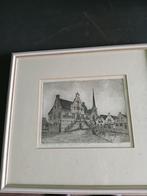 Oude Gemeentehuis Oud-Beijerland Ets, Ophalen of Verzenden