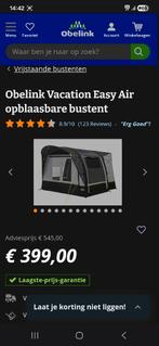 Opblaasbare bustent, Ophalen, Zo goed als nieuw, Tot en met 4