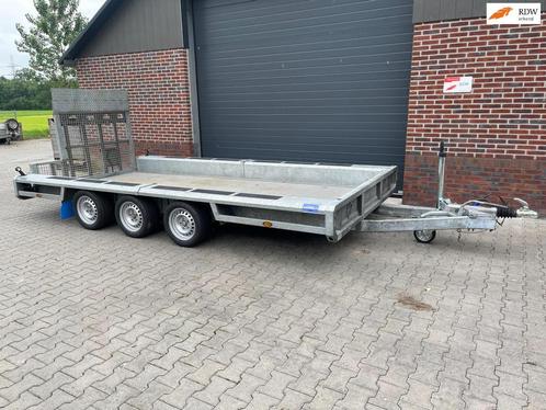 Henra MT35 450x190cm machinetransporter BJ2022!, Auto diversen, Aanhangers en Bagagewagens, Gebruikt
