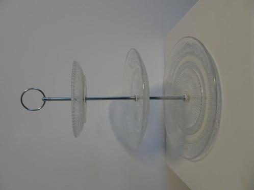 glaswerk (etagère,  zware schalen en sterren), Antiek en Kunst, Antiek | Glas en Kristal, Ophalen