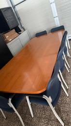 Vergader Tafel met Stoelen, Vergader- of Presentatieruimte, Ophalen of Verzenden, Gebruikt, Tafel