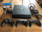 PlayStation 4 pro 1TB, Gebruikt, Ophalen of Verzenden, Met 3 controllers of meer, 1 TB