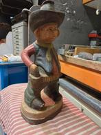 Houten beeld van cowboy, Ophalen of Verzenden
