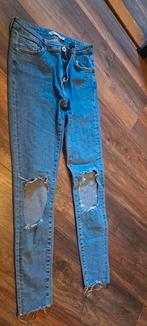 Bershka Jeans, Blauw, W28 - W29 (confectie 36), Gedragen, Bershka
