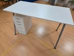 Bureau met ladekast en bureaustoel, Ophalen, In hoogte verstelbaar, Gebruikt, Bureau