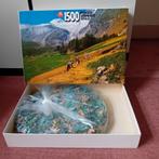 Jumbo puzzel 1500 Switserland, Saas Fee Corn-harvest, Ophalen, 500 t/m 1500 stukjes