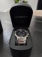 Armani AR2460 Horloge, Zwart, Ophalen of Verzenden, Zo goed als nieuw, Armani