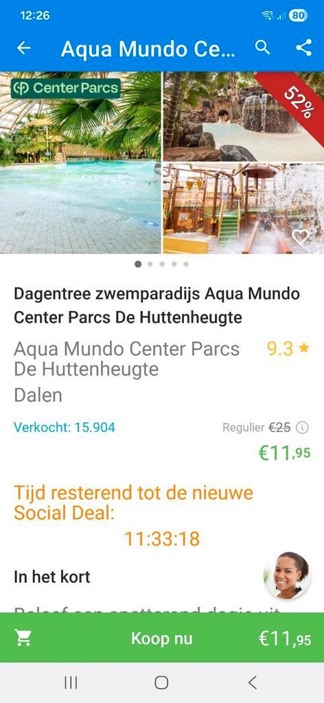 2x volwassene + 2× kids Aqua Mundo, Tickets en Kaartjes, Hotelbonnen, Drie personen of meer, 3 overnachtingen of meer