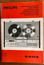 Philips 4404 Bandrecorder - Handleiding, Ophalen of Verzenden, Bandrecorder