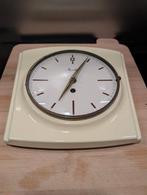 Vintage Mauthe Wandklok mid century art deco stijl, Antiek en Kunst, Ophalen of Verzenden