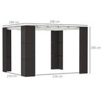 Pergola - frame schuifdak - 3x3 meter - zwart/wit - nieuw, Ophalen, Tuinpaviljoen, Pruisische veldweg 220 Hengelo, Info@redealer.nl