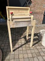 Antieke tafel met wringer inklapbaar, Antiek en Kunst, Ophalen