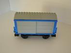 lego 4564 blauwe wagon met schuifdeuren, Ophalen of Verzenden, Lego, Zo goed als nieuw, Losse stenen