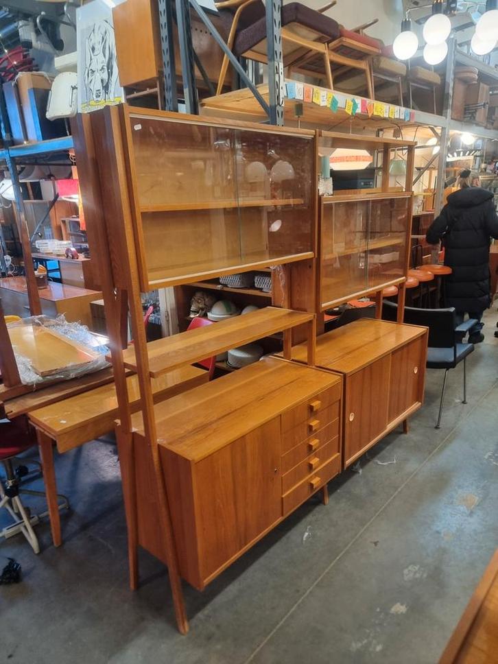 Vintage wandmeubel jaren 60 monti 300, Huis en Inrichting, Kasten | Wandmeubels, Gebruikt, Minder dan 100 cm, 25 tot 50 cm, Ophalen