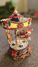 Kerstcarrousel met Muziek, Antiek en Kunst, Ophalen of Verzenden